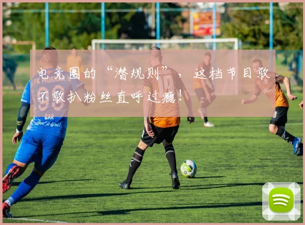 电竞圈的“潜规则”，这档节目敢不敢扒粉丝直呼过瘾！